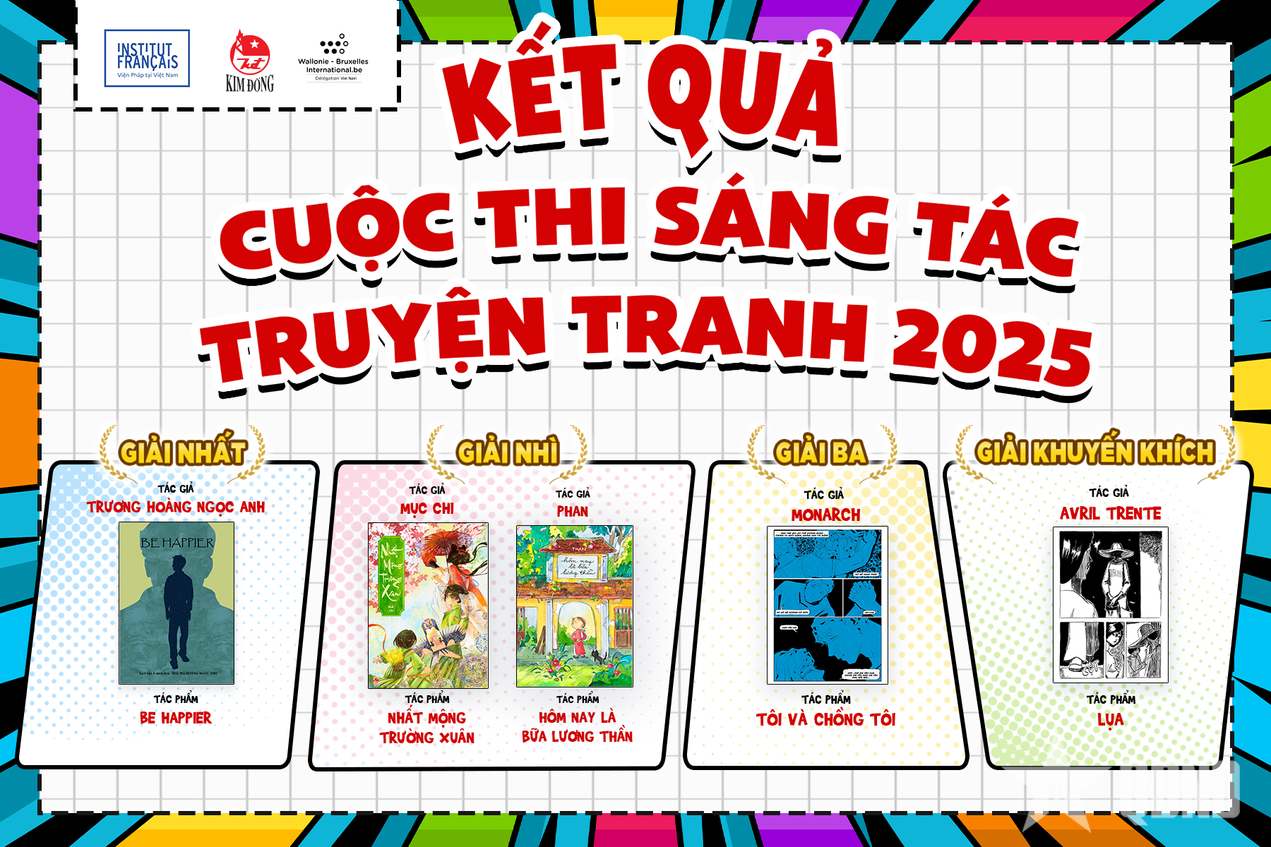 Công bố kết quả cuộc thi Sáng tác truyện tranh lần thứ hai